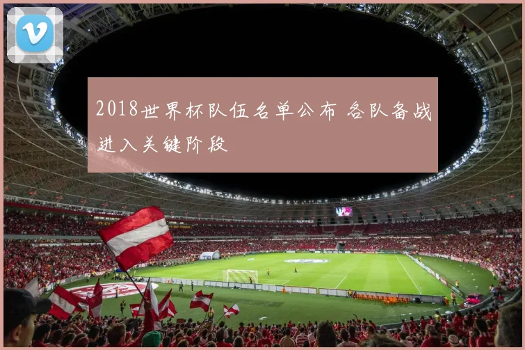 2018世界杯队伍名单公布 各队备战进入关键阶段