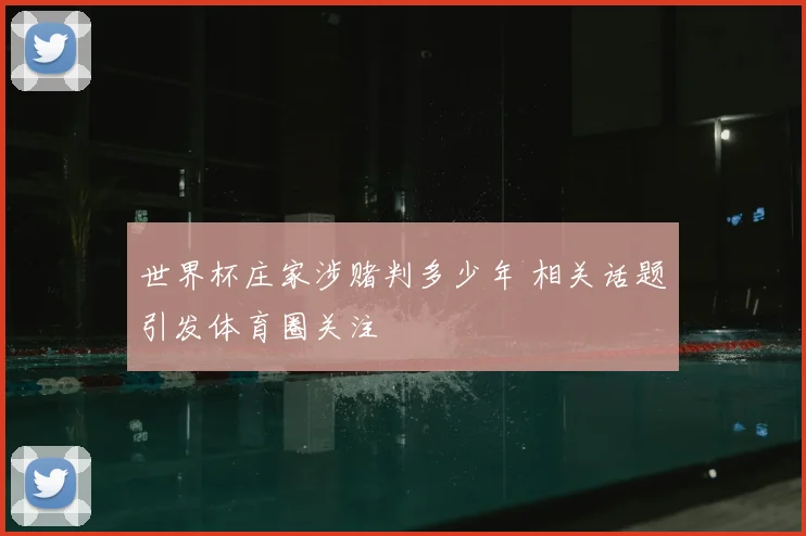 世界杯庄家涉赌判多少年 相关话题引发体育圈关注